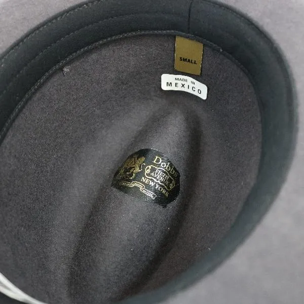 Dobbs Homburg Hat Wool Felt - Boulevard in Grey