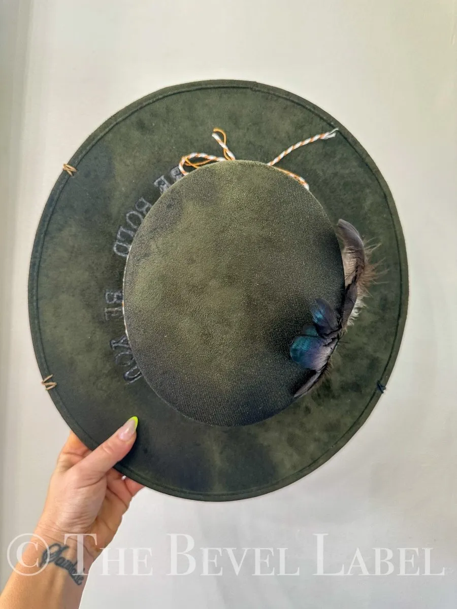 Emerald Queens Thunderbird Wide Brim Rancher
