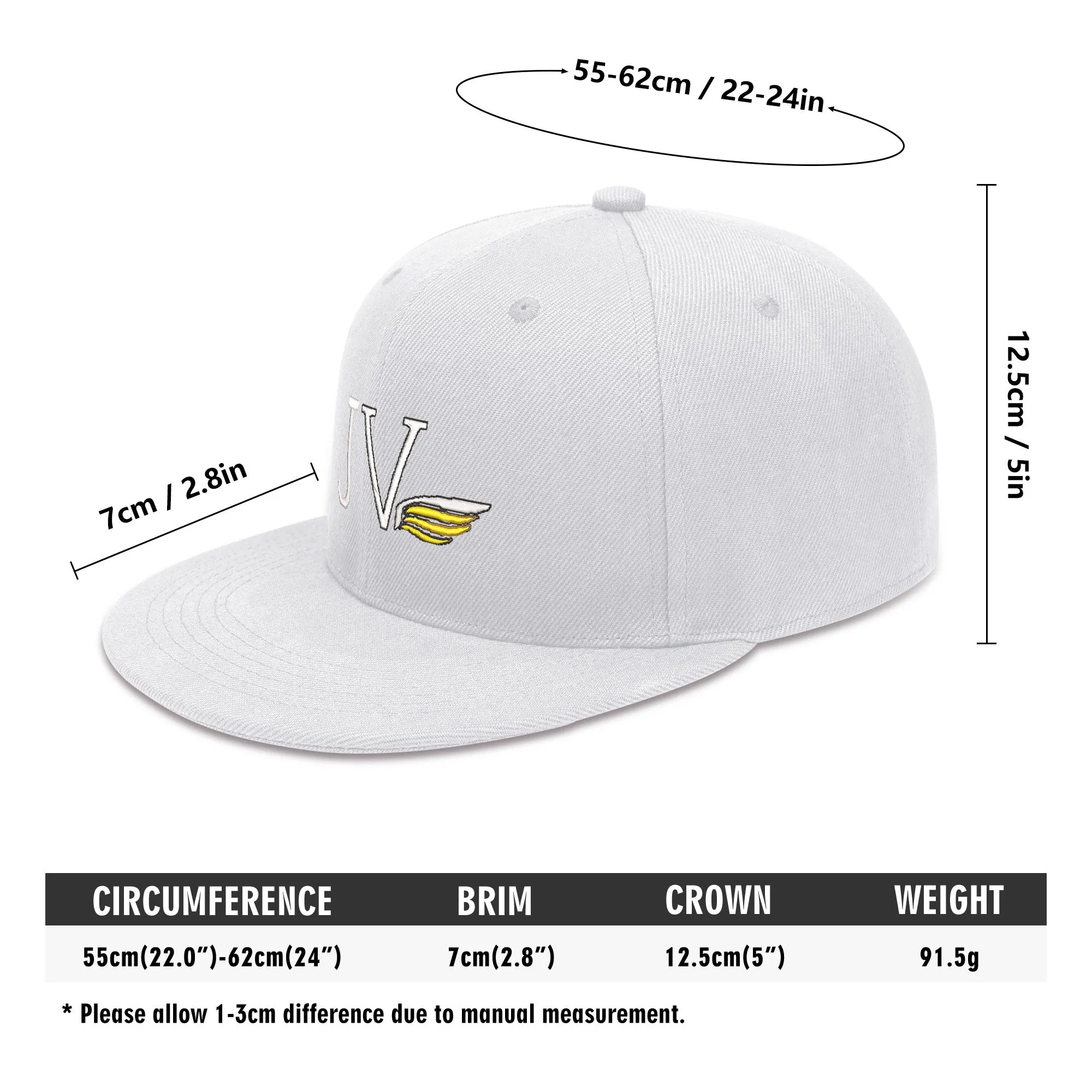 Four Sides Embroidered Hip-hop Hats
