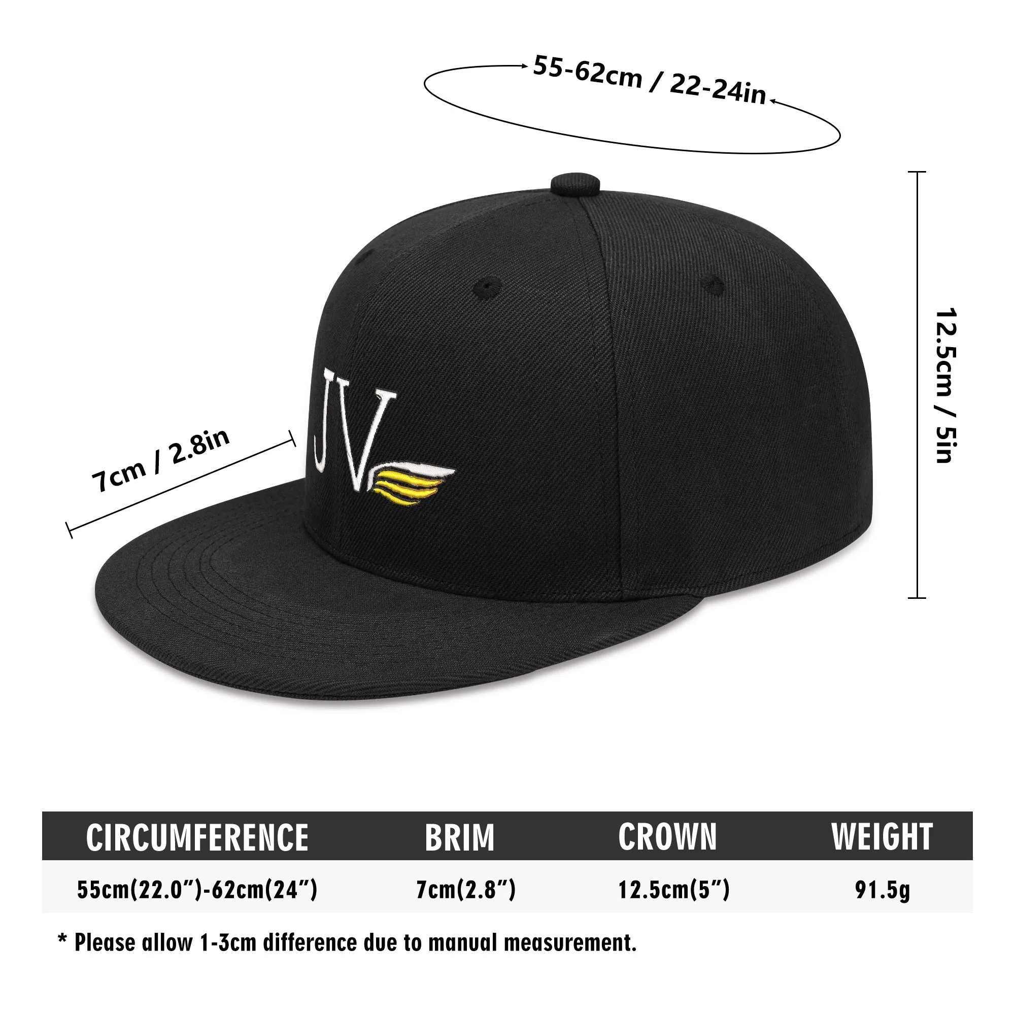 Four Sides Embroidered Hip-hop Hats