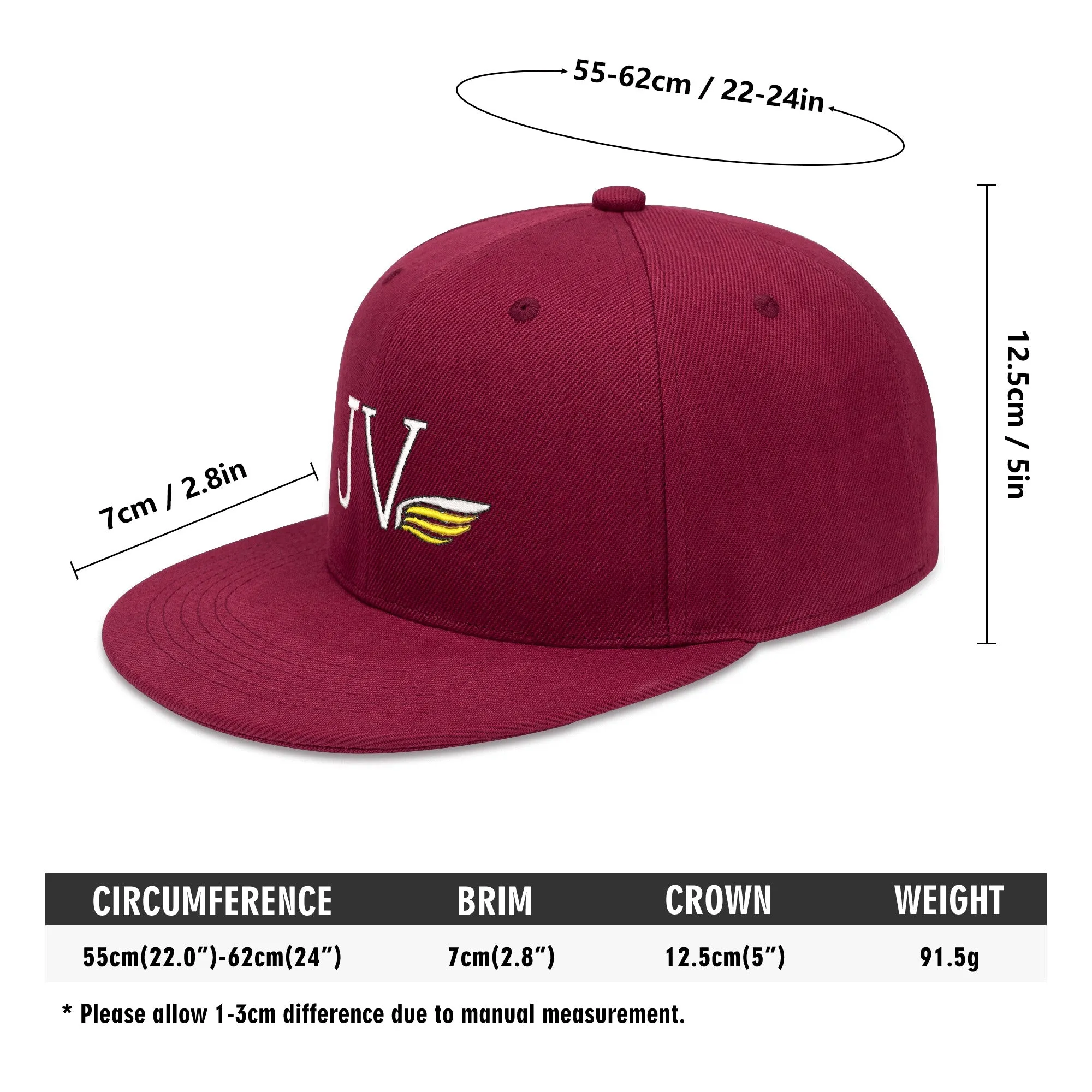 Four Sides Embroidered Hip-hop Hats