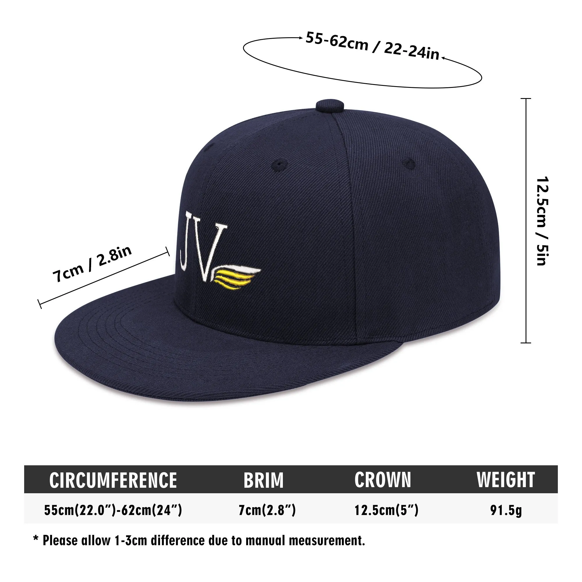 Four Sides Embroidered Hip-hop Hats
