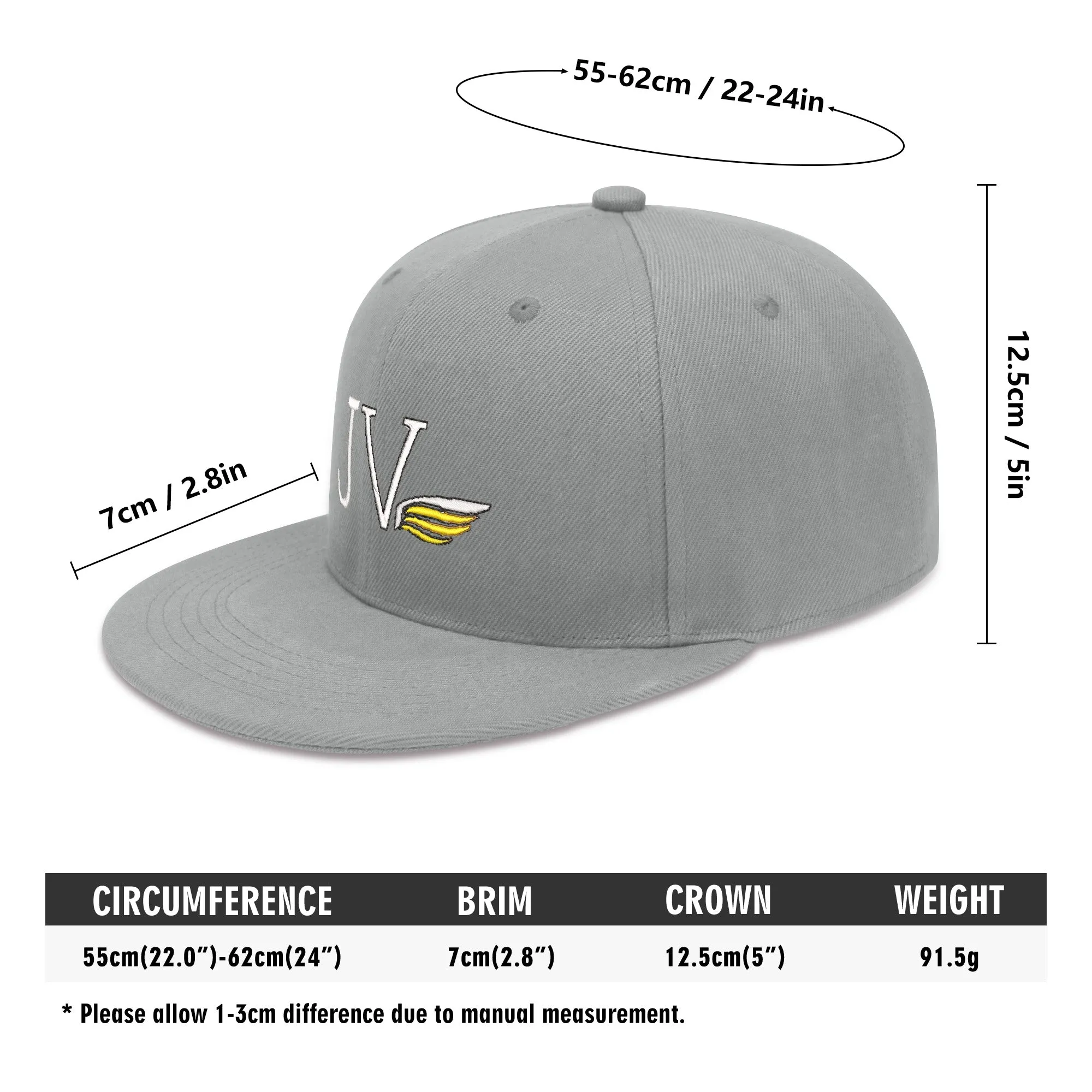 Four Sides Embroidered Hip-hop Hats