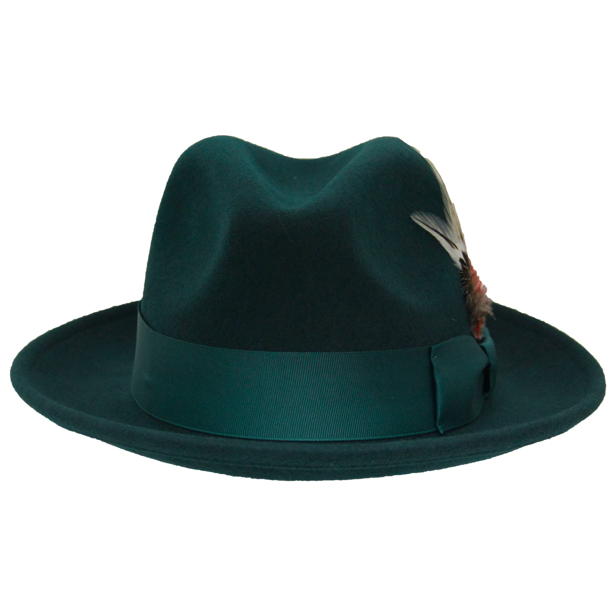 Green Felt Fedora