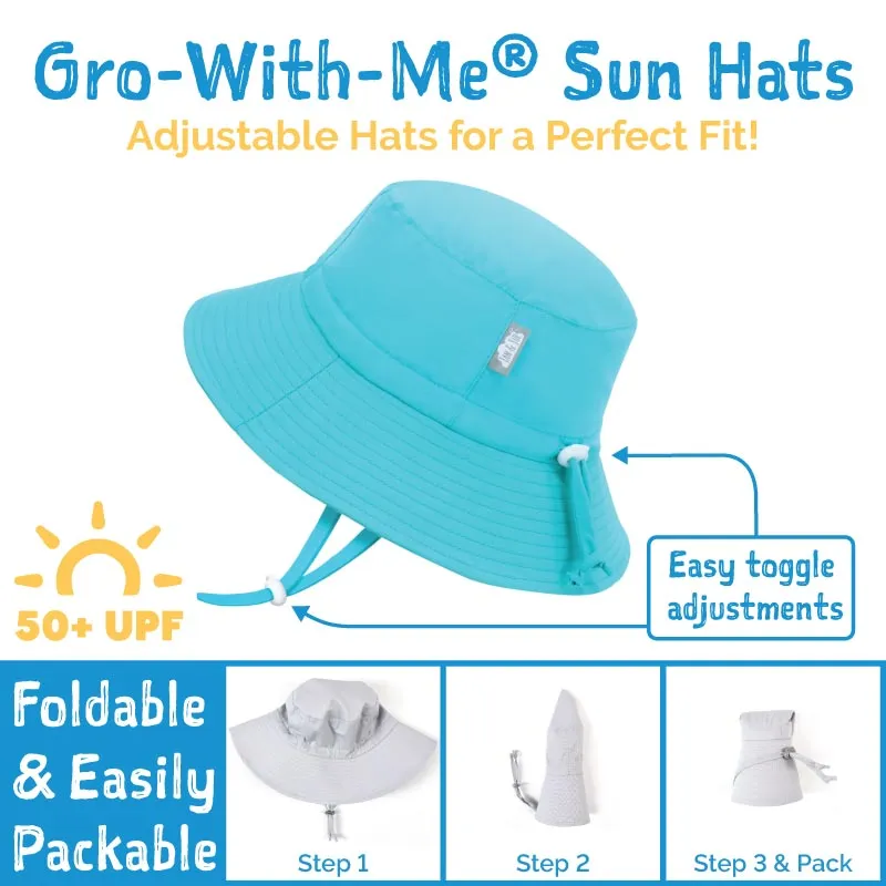 Gro-With-Me® Aqua-Dry Bucket Sun Hat - Black