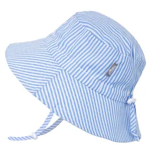 Gro-With-Me® Cotton Bucket Hat - Blue Stripes