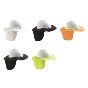 Hard Hat V6 & V9 Plastic/Polyester Hard Hat Brim and Neckflap