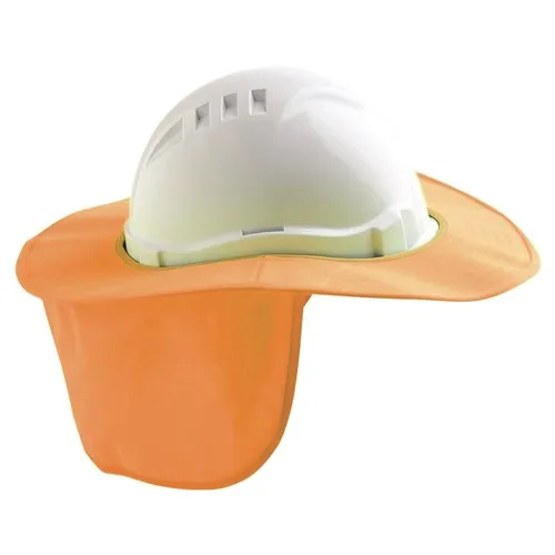 Hard Hat V6 & V9 Plastic/Polyester Hard Hat Brim and Neckflap