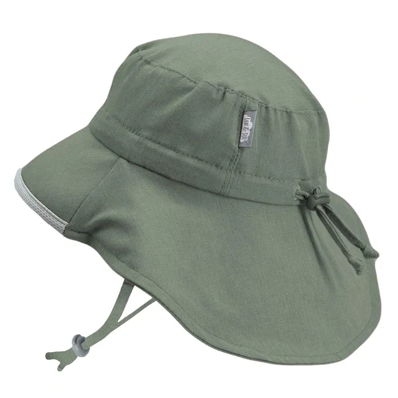 Jan & Jul Gro-with-me Aqua Dry Adventure Hat - Army Green