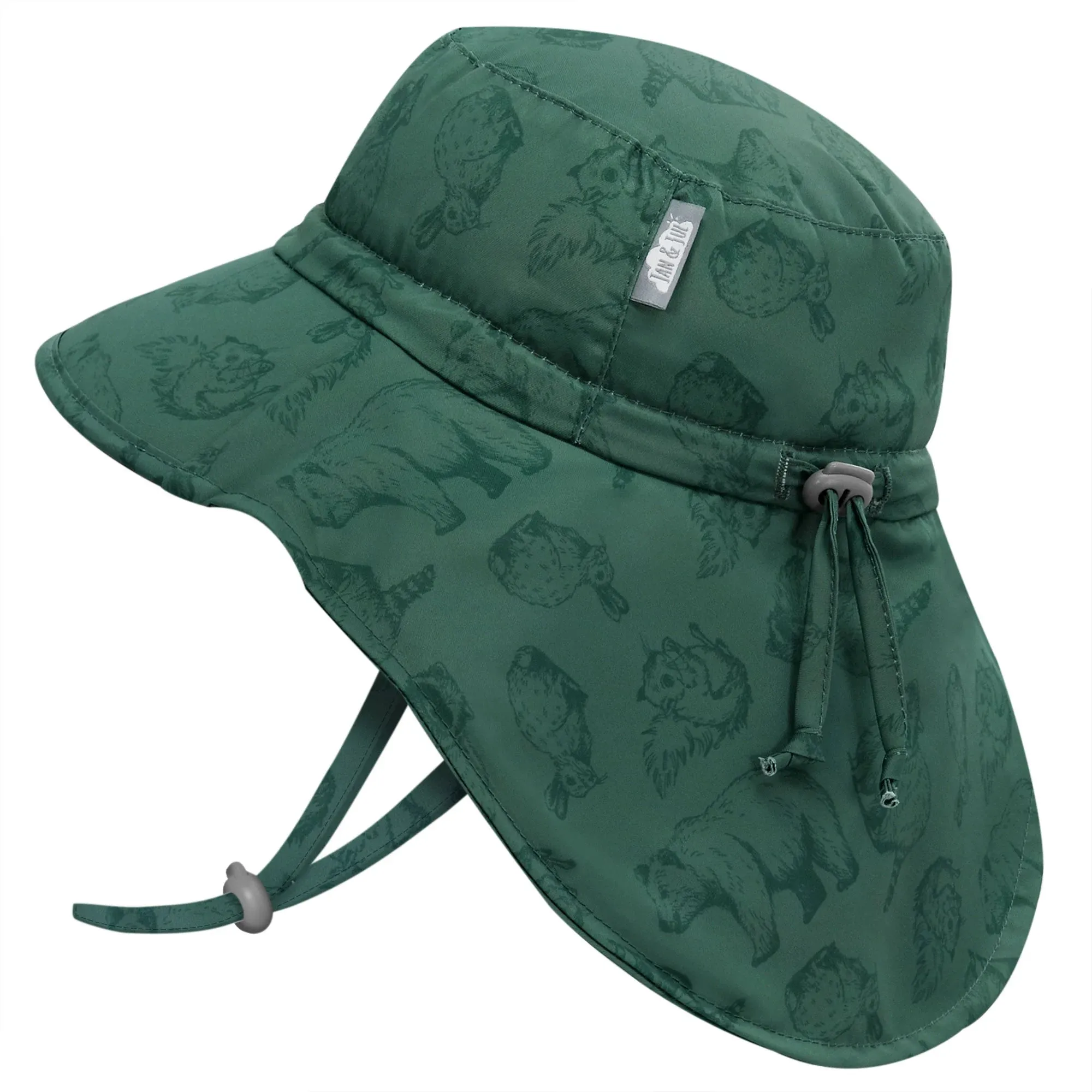 Jan & Jul Gro-with-me Aqua Dry Adventure Hat - Forest Friends