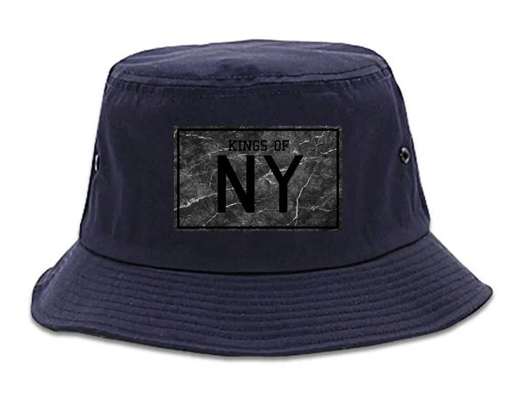 Kings Of NY Granite Print Bucket Hat