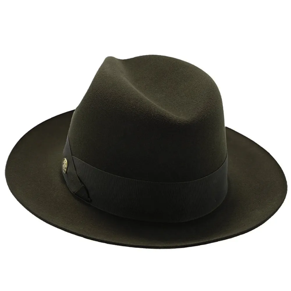 Lucky Strike-Wool Felt Fedora Hat