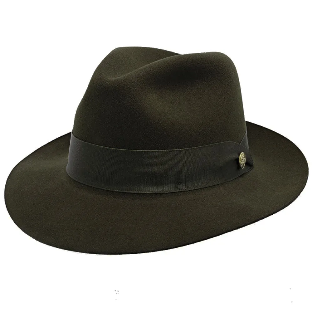 Lucky Strike-Wool Felt Fedora Hat