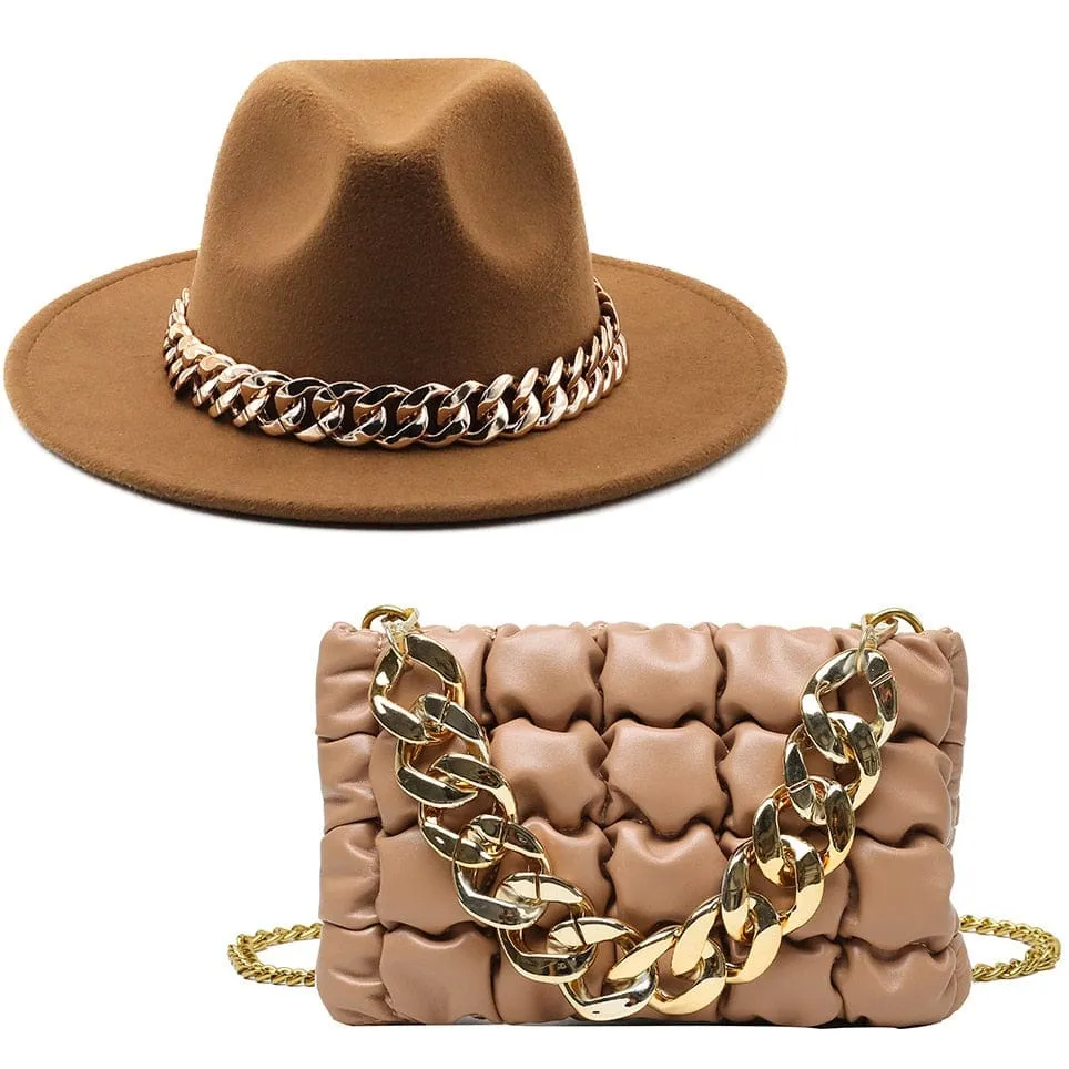 Luxury Bela Bag Hat Set