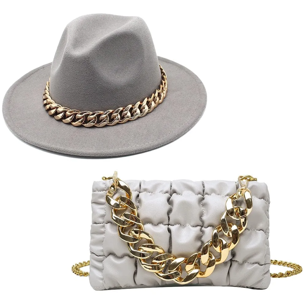Luxury Bela Bag Hat Set