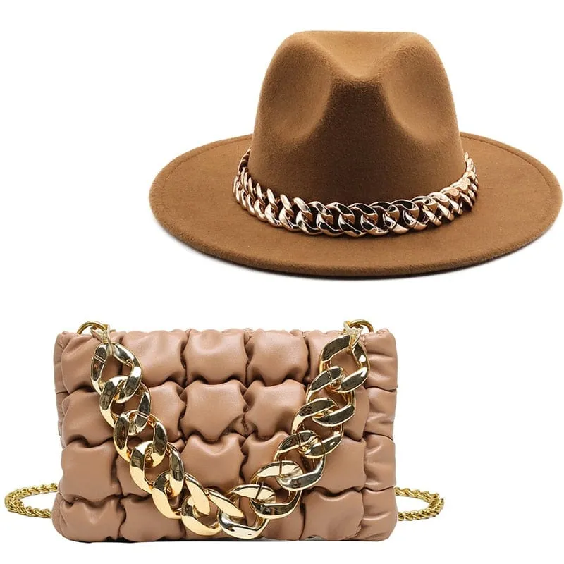 Luxury Bela Bag Hat Set