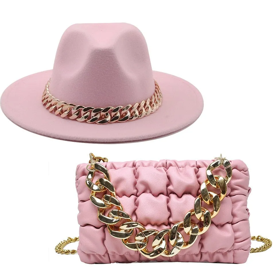 Luxury Bela Bag Hat Set