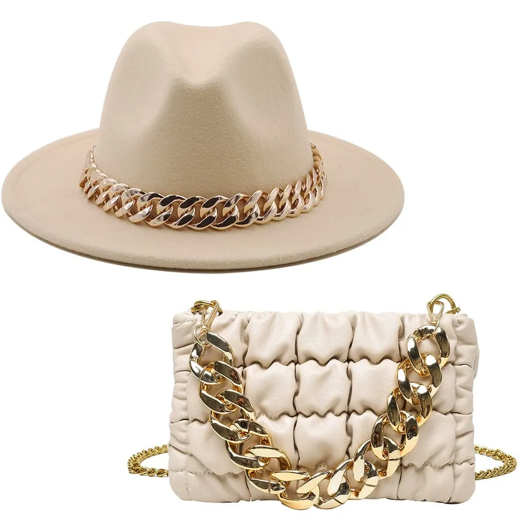 Luxury Bela Bag Hat Set