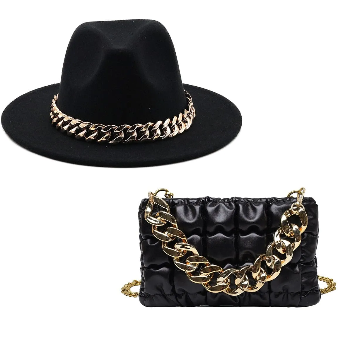 Luxury Bela Bag Hat Set