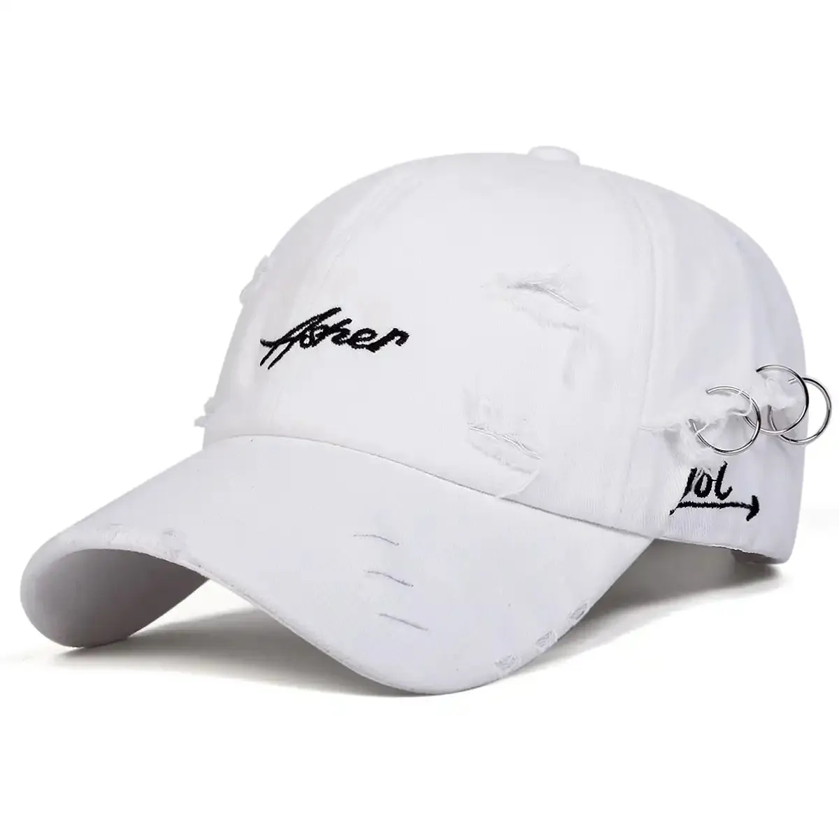 Men's and Women's Retro Torn Baseball Caps