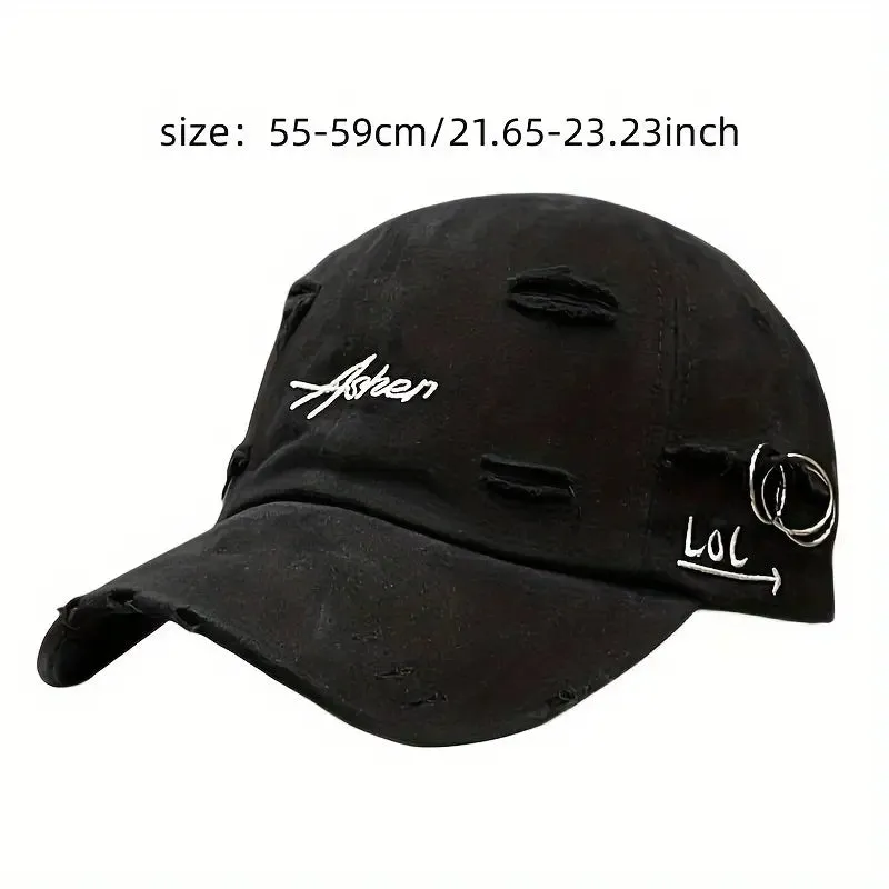 Men's and Women's Retro Torn Baseball Caps