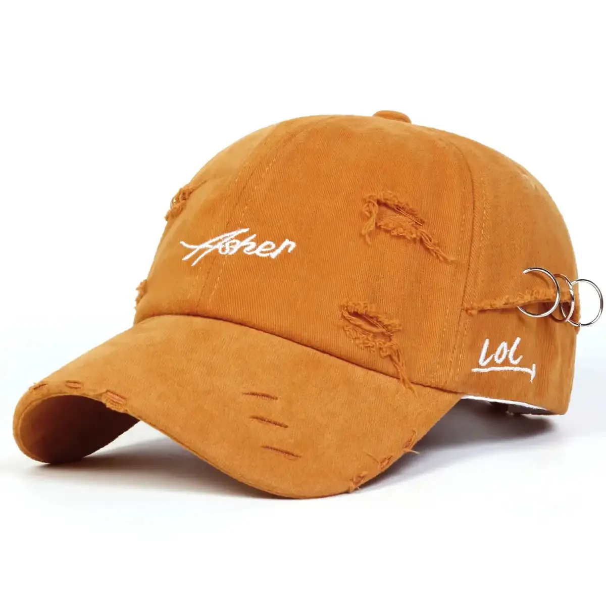Men's and Women's Retro Torn Baseball Caps