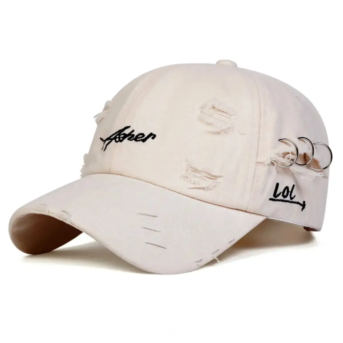 Men's and Women's Retro Torn Baseball Caps
