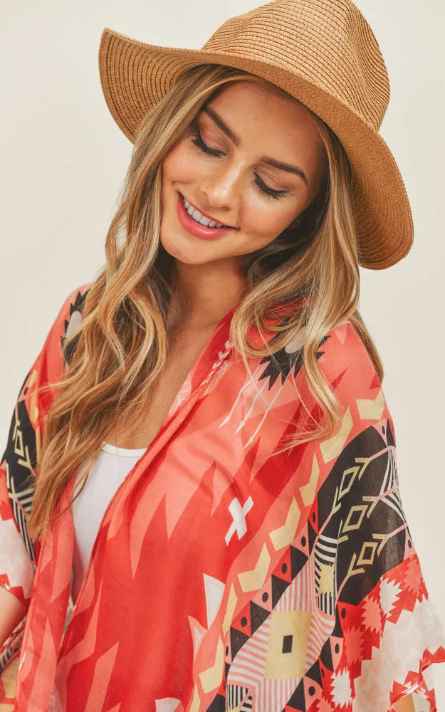 MH0072 Faux Leather Band Fedora Summer Hat