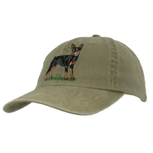 Miniature Pinscher Adjustable Baseball Cap