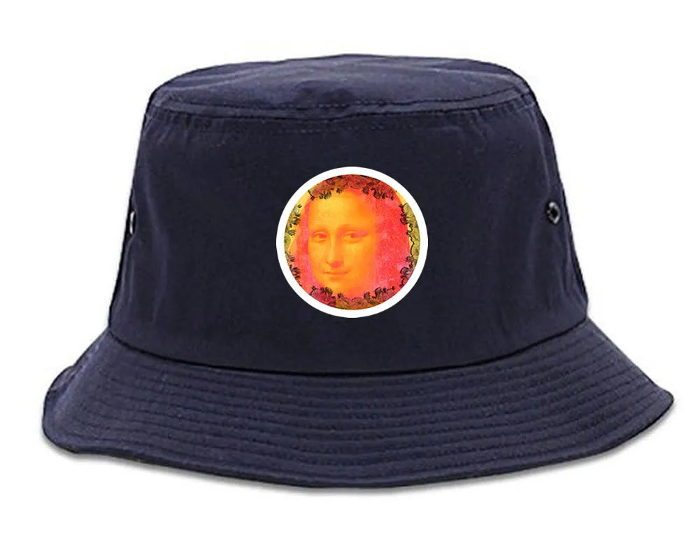 Mona Lisa Painting Art Bucket Hat