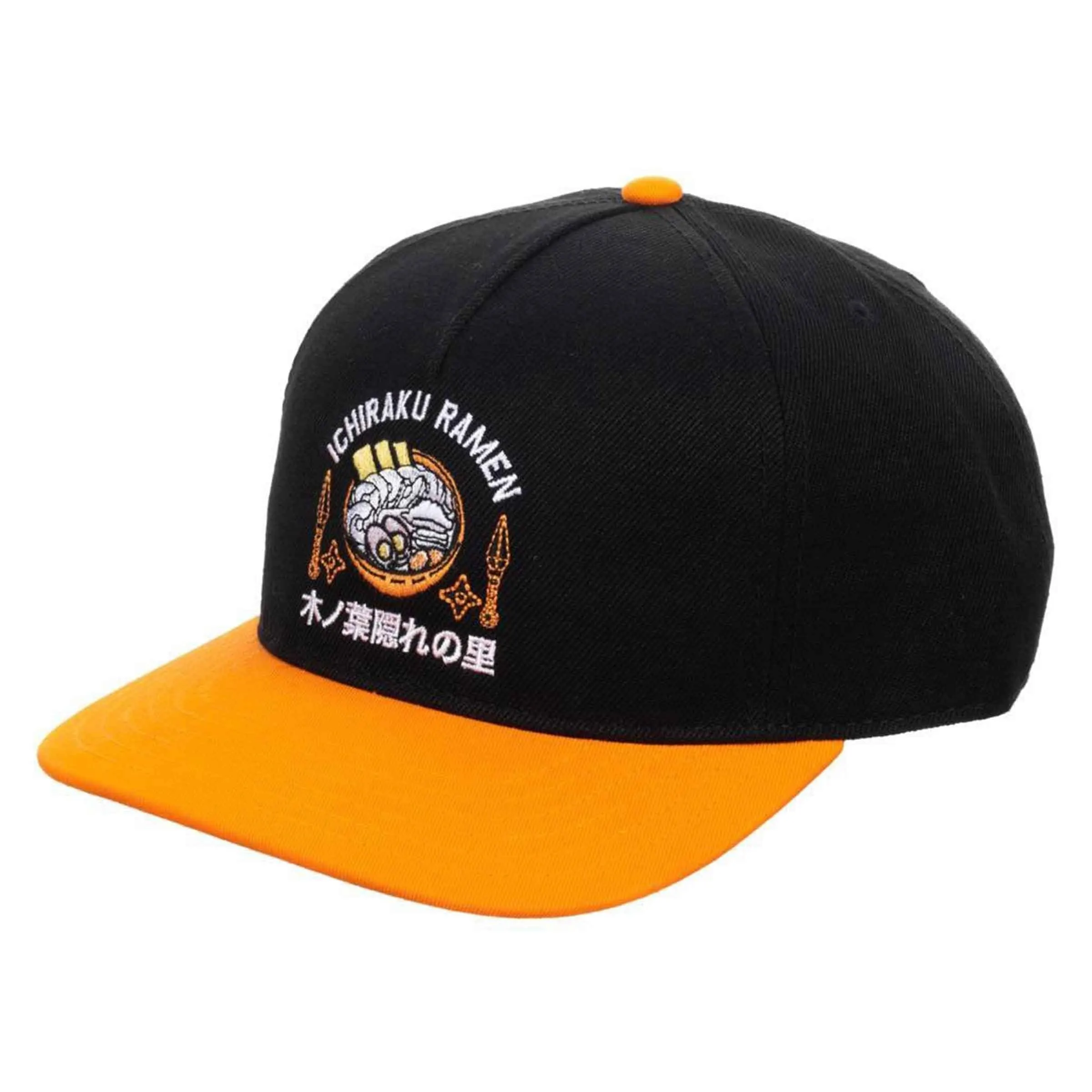 Naruto Shippuden Ichiraku Ramen Embroidered Snapback Hat