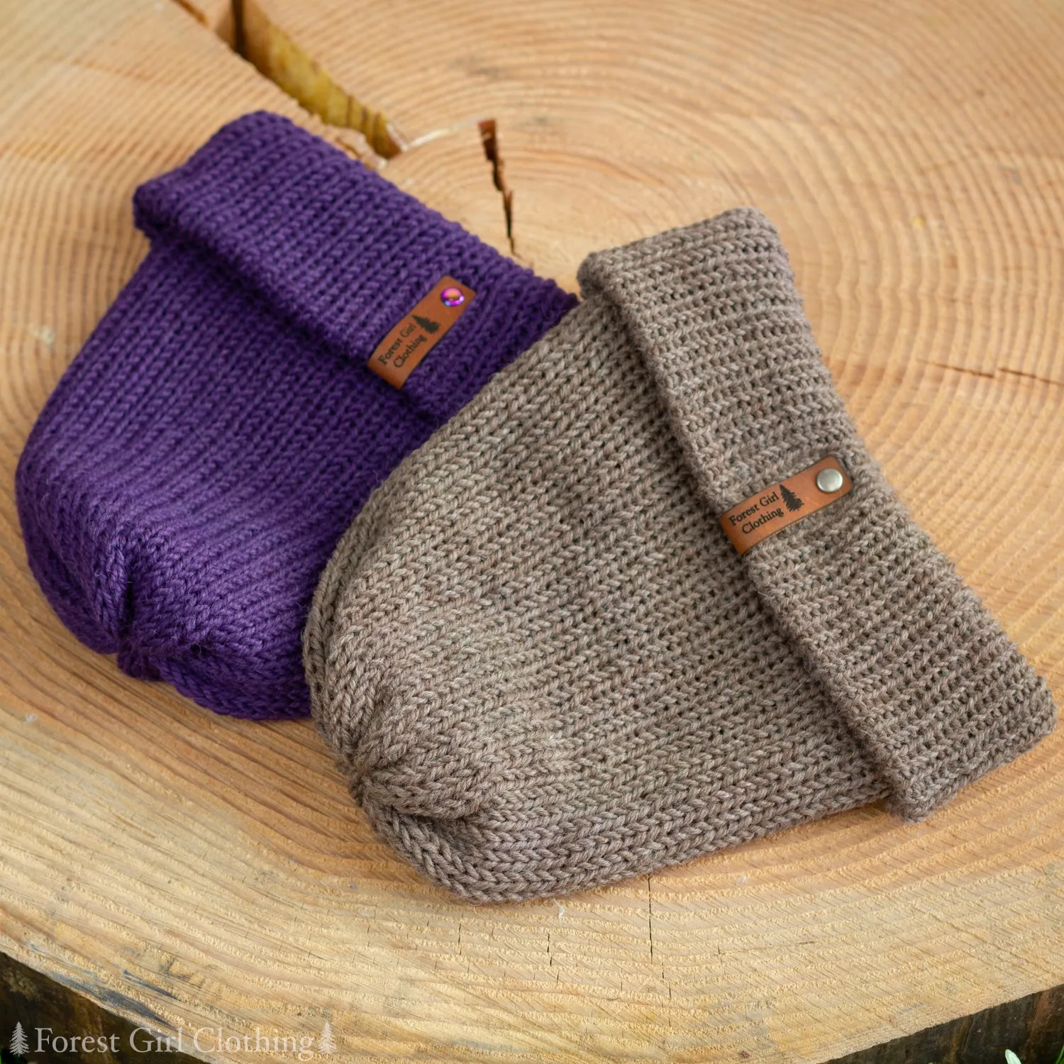 Natural Fiber Beanie (Various Colors)