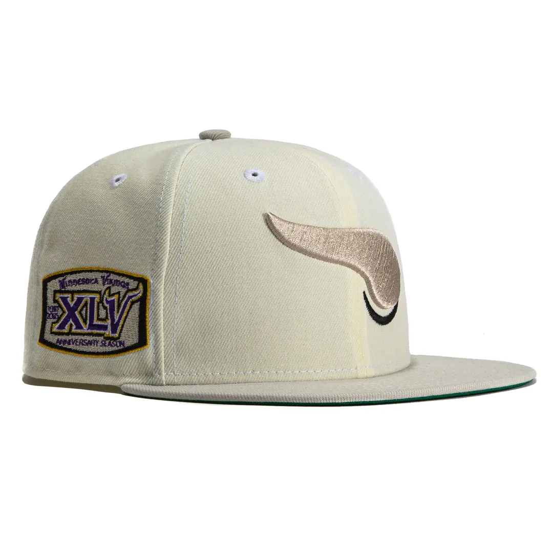 New Era  Chrome Minnesota Vikings 45th Anniversary 59FIFTY Fitted Hat