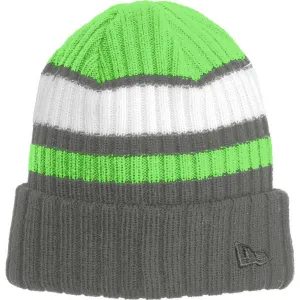 New Era Cyber Green/Graphite Ribbed Tailgate Beanie