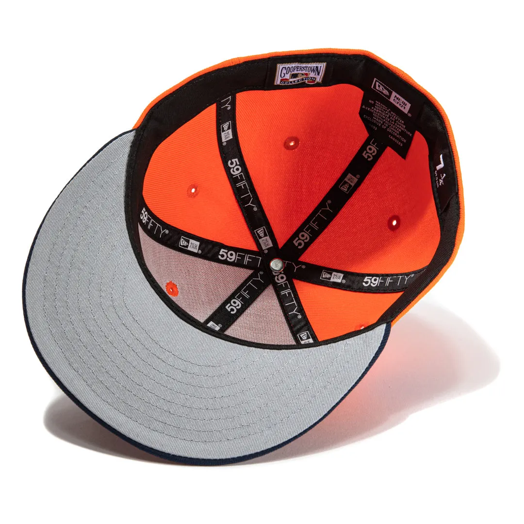 New Era  Orange Crush Atlanta Braves Final Season 1876 59FIFTY Fitted Hat