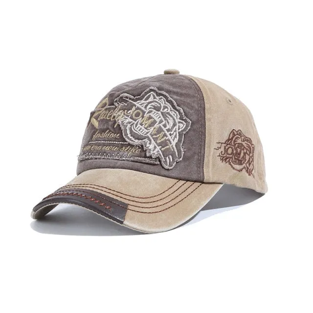 News Fashion Outdoor Sports Cotton Baseball Cap Retro Embroidery Men's Cap Hip Hop Rebound Caps Snapback Hats