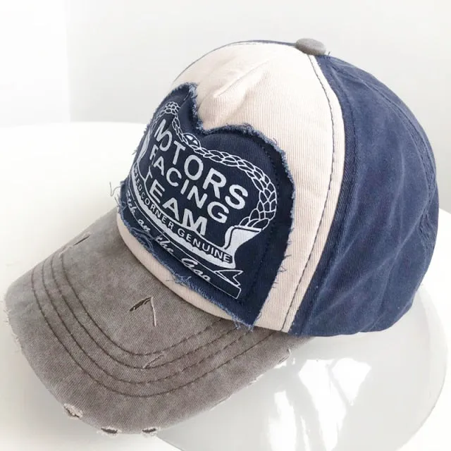 News Fashion Outdoor Sports Cotton Baseball Cap Retro Embroidery Men's Cap Hip Hop Rebound Caps Snapback Hats