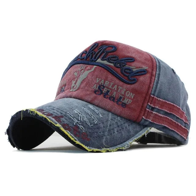 News Fashion Outdoor Sports Cotton Baseball Cap Retro Embroidery Men's Cap Hip Hop Rebound Caps Snapback Hats