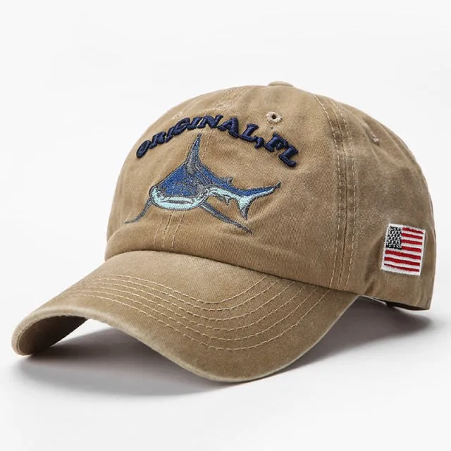 News Fashion Outdoor Sports Cotton Baseball Cap Retro Embroidery Men's Cap Hip Hop Rebound Caps Snapback Hats