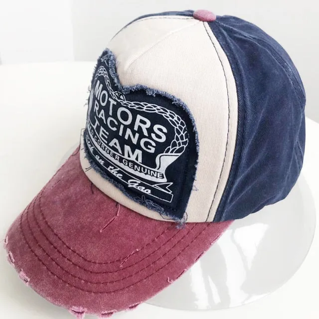News Fashion Outdoor Sports Cotton Baseball Cap Retro Embroidery Men's Cap Hip Hop Rebound Caps Snapback Hats