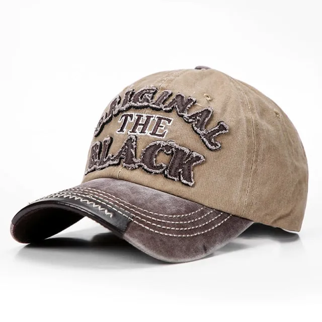 News Fashion Outdoor Sports Cotton Baseball Cap Retro Embroidery Men's Cap Hip Hop Rebound Caps Snapback Hats