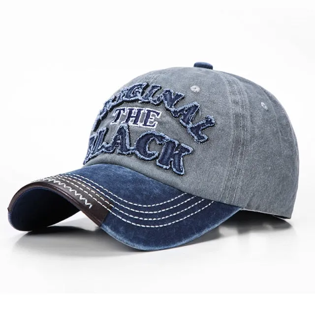News Fashion Outdoor Sports Cotton Baseball Cap Retro Embroidery Men's Cap Hip Hop Rebound Caps Snapback Hats