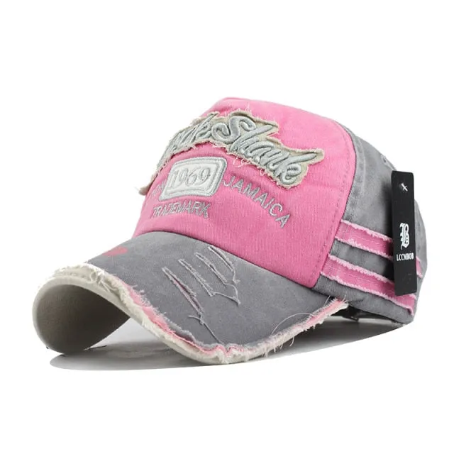 News Fashion Outdoor Sports Cotton Baseball Cap Retro Embroidery Men's Cap Hip Hop Rebound Caps Snapback Hats