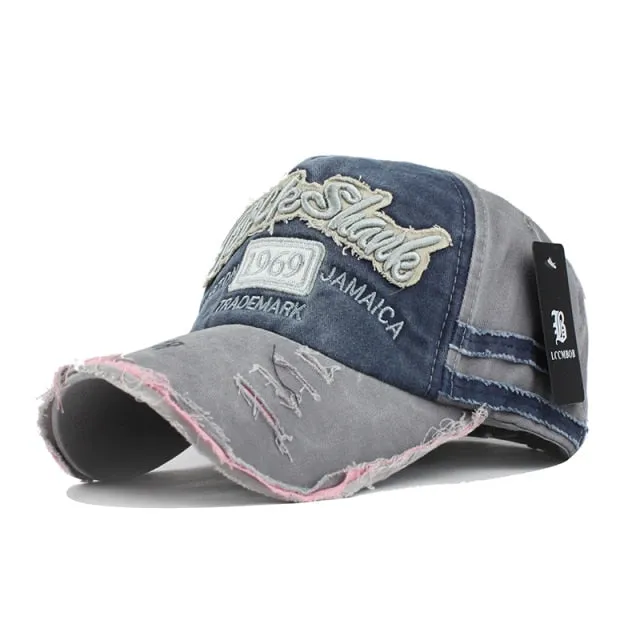 News Fashion Outdoor Sports Cotton Baseball Cap Retro Embroidery Men's Cap Hip Hop Rebound Caps Snapback Hats