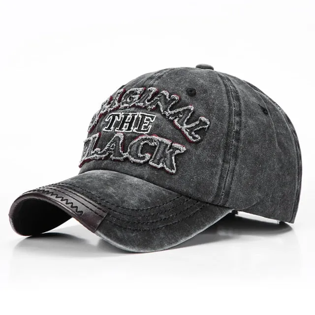 News Fashion Outdoor Sports Cotton Baseball Cap Retro Embroidery Men's Cap Hip Hop Rebound Caps Snapback Hats