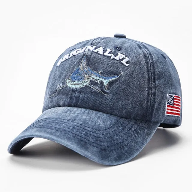 News Fashion Outdoor Sports Cotton Baseball Cap Retro Embroidery Men's Cap Hip Hop Rebound Caps Snapback Hats