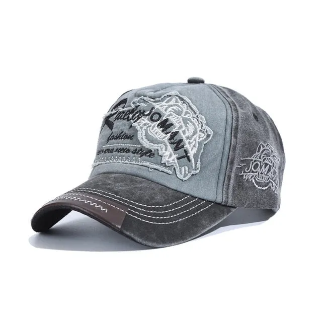 News Fashion Outdoor Sports Cotton Baseball Cap Retro Embroidery Men's Cap Hip Hop Rebound Caps Snapback Hats