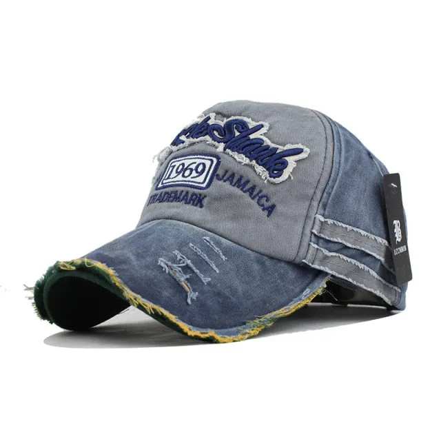 News Fashion Outdoor Sports Cotton Baseball Cap Retro Embroidery Men's Cap Hip Hop Rebound Caps Snapback Hats