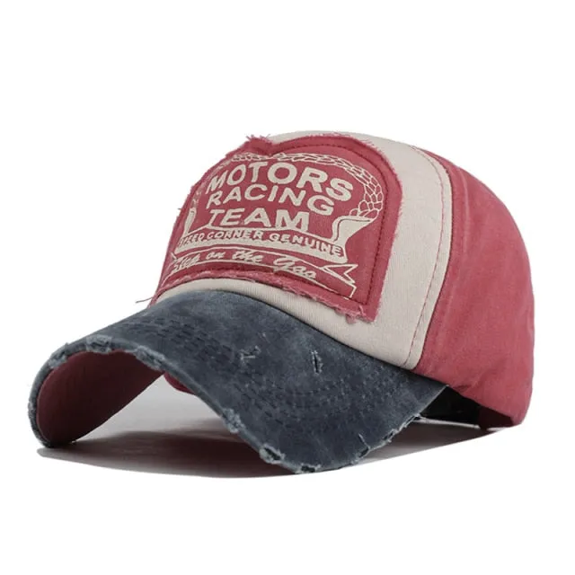 News Fashion Outdoor Sports Cotton Baseball Cap Retro Embroidery Men's Cap Hip Hop Rebound Caps Snapback Hats