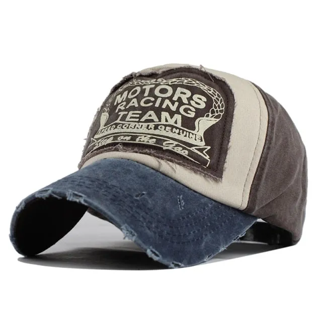 News Fashion Outdoor Sports Cotton Baseball Cap Retro Embroidery Men's Cap Hip Hop Rebound Caps Snapback Hats